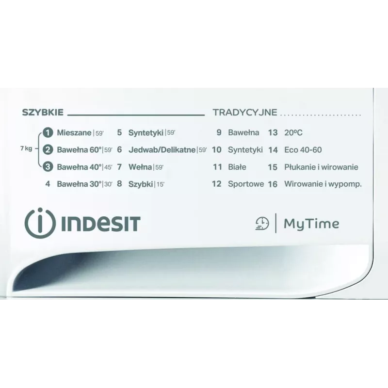 Wasmachine INDESIT MTWA71252WPL 7 kg, frontlader, energieklasse E