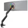 ONKRON G130-B Draai- en kantelbare bureausteun voor monitoren van 17-57 inch, tot 27 kg, zwart