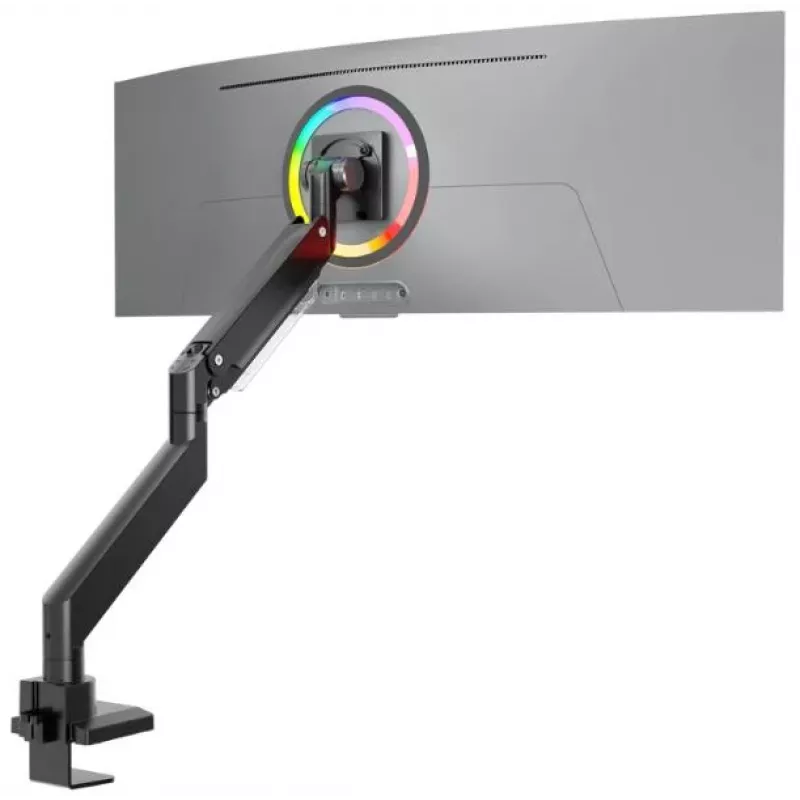 ONKRON G130-B Draai- en kantelbare bureausteun voor monitoren van 17-57 inch, tot 27 kg, zwart
