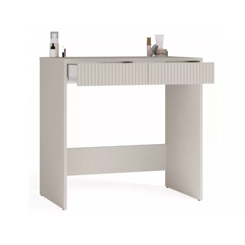Bureaublad e shop MARINA 2S slank KASZMIR — compact bureau met 2 laden, smal profiel