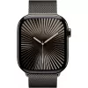 Apple Watch Series 10 GPS + Cellular 46mm Slate Titanium behuizing met Slate Milanese band - M/L (MWYW3QF/A)