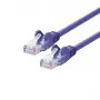 LOGON Professional TCU55U100V netwerk patchkabel Cat5e U/UTP (UTP), 10 m, paars