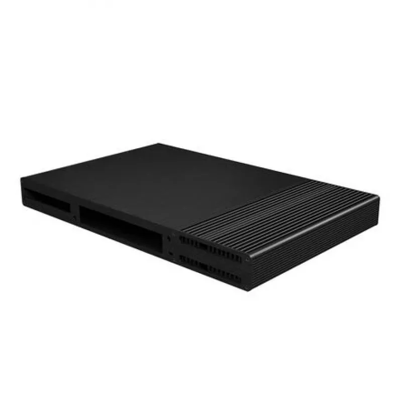 Computerbehuizing Akasa Galileo TU Plus MKII Mini-ITX behuizing - zwart