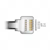 Adapterkabel DeLOCK USB Type-A naar serieel RS-232 RJ12 ESD-bescherming 2 m zwart