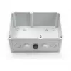 DeLOCK ventilatieplug M12 grijs 2 st. polyamide 8 mm