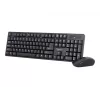 Toetsenbord+muis set zwart/draadloos