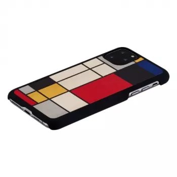 Smartphonehoesje man and wood voor iPhone 11 Pro Max — wood zwart
