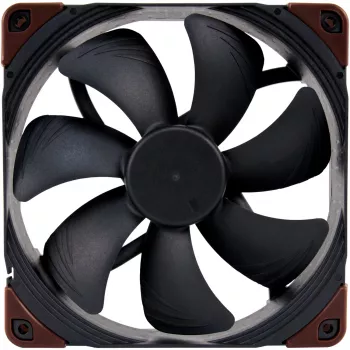 Noctua NF-A14 INDUSTRIALPPC-2000 PWM ventilator, 140x25 mm, 12V, PWM, 500–2000 RPM, 182,5 m³/h, IP52, SSO-lager