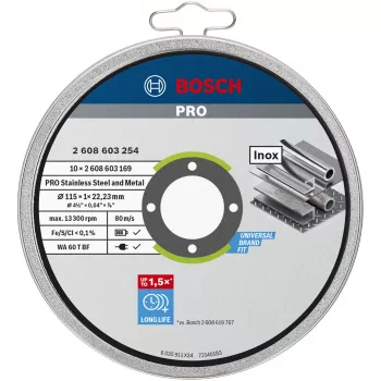 Bosch 2 608 603 254 haakse slijper accessoire doorslijpschijf
