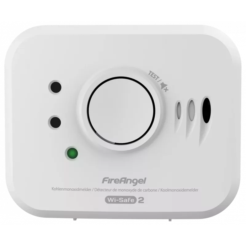 Koolmonoxidemelder FireAngel NM-CO10X interfacemodel met bedrade interface voor huisveiligheid