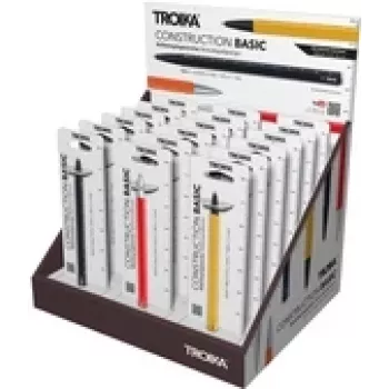 Multifunctionele balpen TROIKA CONSTRUCTION BASIC geassorteerde kleuren
