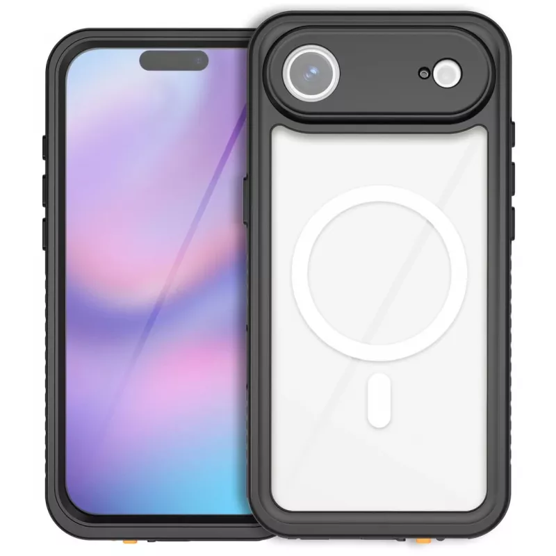 Cover 4smarts iPhone 17 Air 16,8 cm zwart transparant