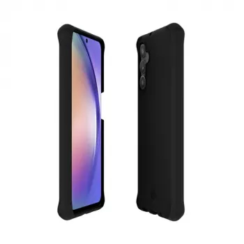 Mobilis SPECTRUM_R - achterzijde-cover voor mobiele telefoon - robuust - antimicrobieel, 100% gerecycled - Impacthane - zwart (066041)