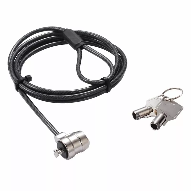 Dicota beveiligingskabel T-Lock Base, met sleutel, 3x7mm slot