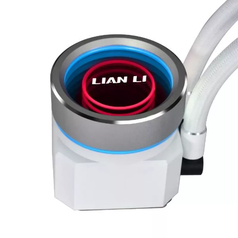 All-in-one vloeistofkoeler Lian Li Galahad II Trinity 12 cm wit