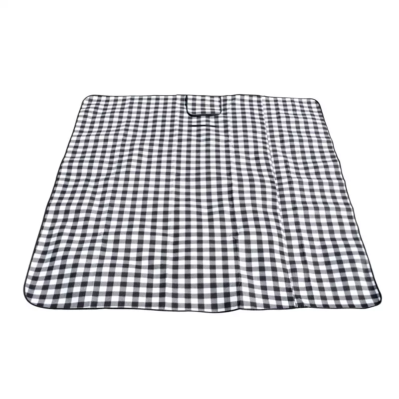 Picknickdeken PROMIS KP250, groen gestreept, 200 x 150 cm