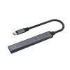 USB 3.0 4-poorts interface-hub SAVIO AK-71 met USB-C host, 5000 Mbit/s, 2 jaar garantie