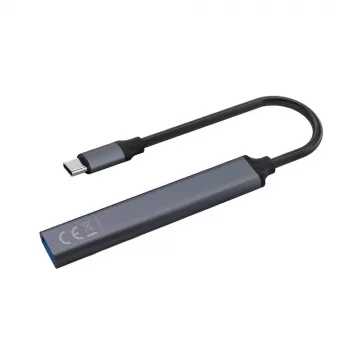 USB 3.0 4-poorts interface-hub SAVIO AK-71 met USB-C host, 5000 Mbit/s, 2 jaar garantie