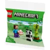 LEGO Minecraft Steve en Baby-Panda 30672 polybeutel