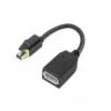 Lenovo 4X90Q93975 videokabel-adapter Mini DisplayPort DisplayPort zwart