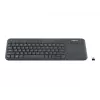 Logitech Wireless Touch Keyboard K400 Plus - toetsenbord - draadloos - 2,4 GHz - Tsjechisch - zwart