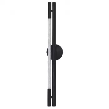 LED-wandlamp ActiveJet AJE-CHARLIE NW, 1100 lm, 4000 K, 8 W, zwart, 798×120×65 mm