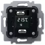 Verwarmingsactor Busch-Jaeger 6224/2.0, inbouw, 24 V, LCD, 71×71×30 mm