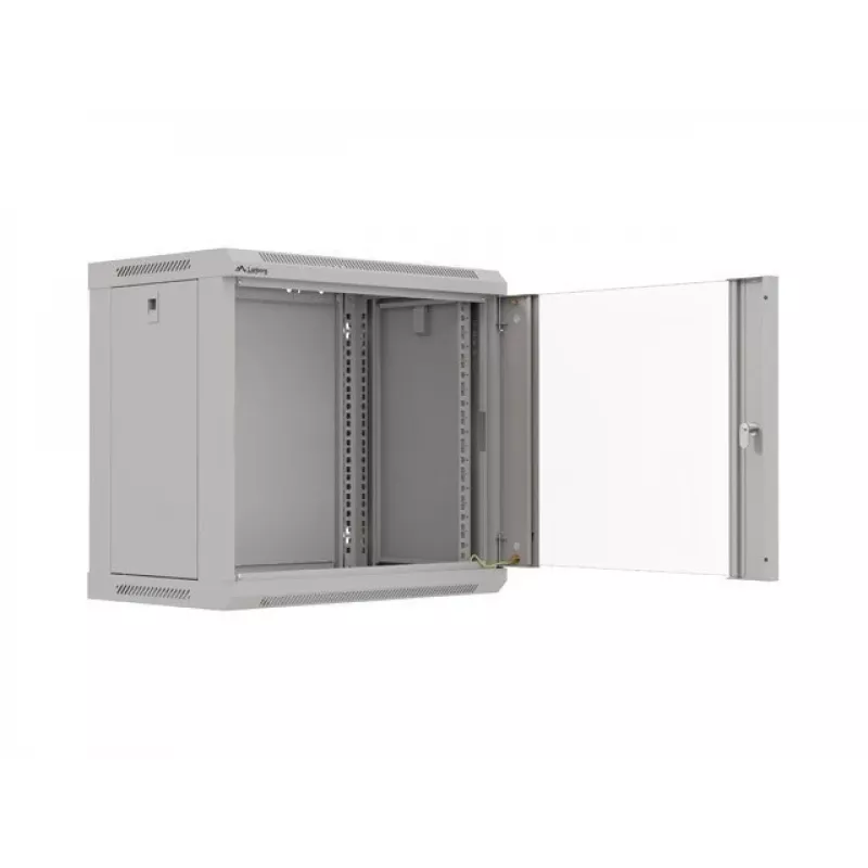Lanberg WF03-5309-10S rackkast 9U wandmontage-rack zwart