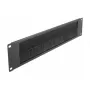 Brush Panel DeLOCK 19 inch kabelmanagement borstenstrip 2U zwart