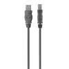 Belkin USB 2.0 premium printerkabel, USB-A / USB-B, 1,8 m, zwart.