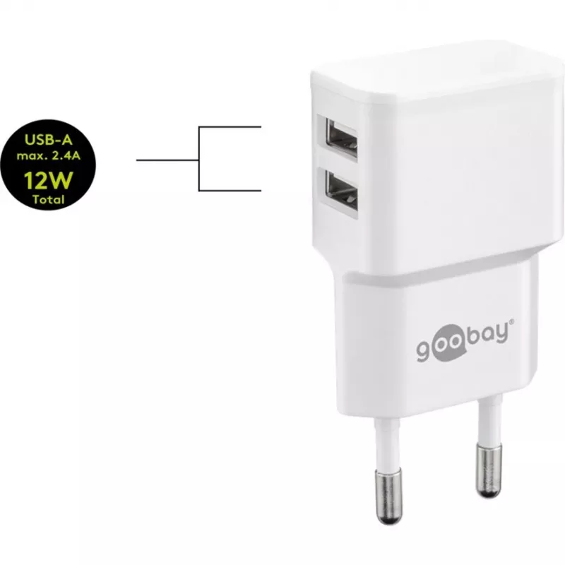 Goobay 44985 mobiele telefoonkabel wit