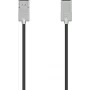 Hama ultra-slim HDMI-kabel 1 m HDMI Type-A (standaard) zwart, zilver