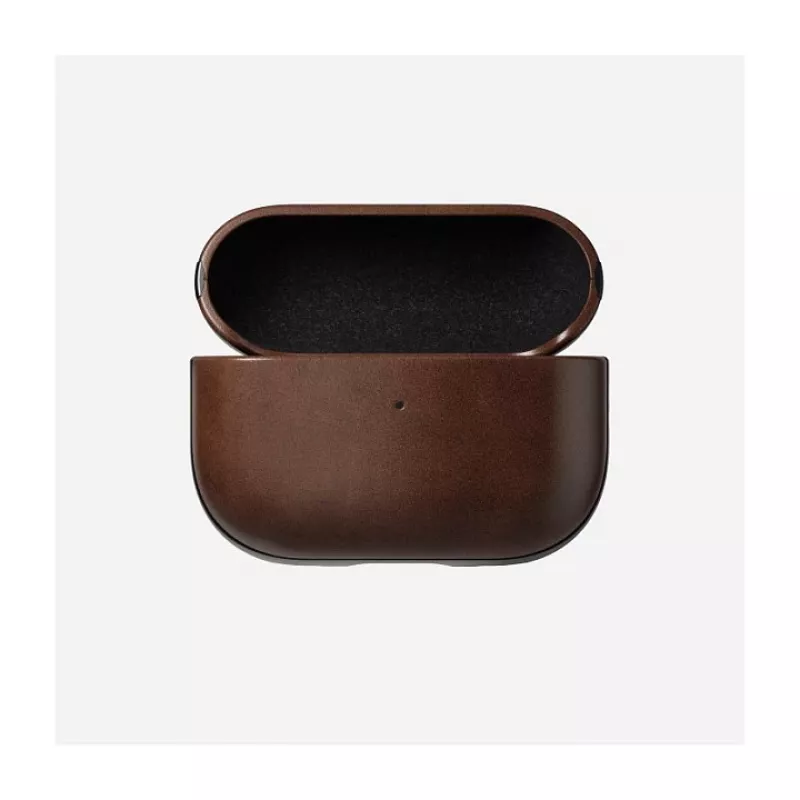 Hoesje Nomad Modern Leather Case — leer, microvezel, polycarbonaat, bruin
