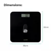 Digitale personenweegschaal Salter 9224 BK3RFEU16 Eco Power zwart