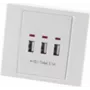 Stopcontact USB ShiverPeaks BS60065 wit