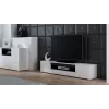 Cama TV-standaard VIVA 180 wit/wit glanzend + zwart
