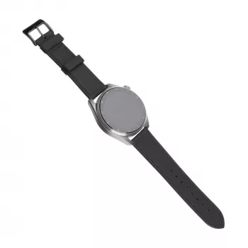 Lederen horlogeband FIXED FIXLST-22MM-BK – 22 mm snelwissel, zwart
