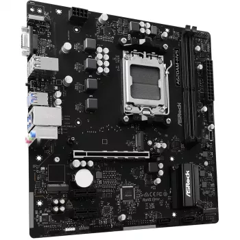 Moederbord ASRock A620AM-HVS Micro ATX — AMD A620A-chipset, socket AM5, DDR5, 2 DIMM, tot 128 GB, HDMI 2.1, M.2 2280