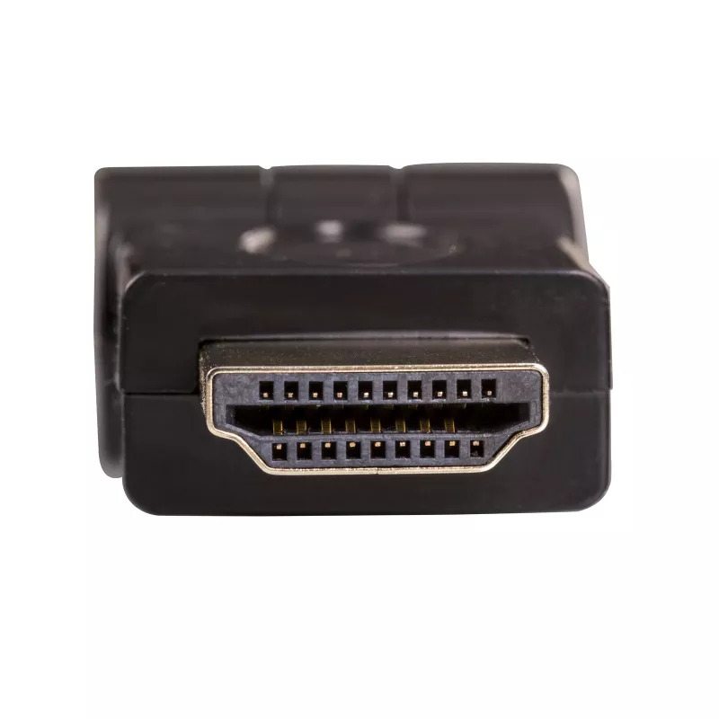 Akyga AK-AD-40 HDMI (m) naar HDMI (v) 180° draaibare haakse adapter, zwart