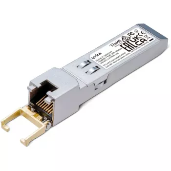 TP-Link 10G BASE-T RJ45 SFP+ module, koper, 10300 Mbit/s, RJ-45, 100 m, 10 Gigabit Ethernet, IEEE 802.3, IEEE 802.3ab, IEEE 802.3an, IEEE 802.3bz