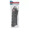 Stroomverlenging ESPERANZA ELK215K – 3 m kabel, 5 Type-E-aardingsstopcontacten, voor binnen, zwart
