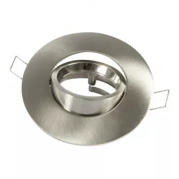 Synergy 21 LED Retrofit GU10 / GX5,3 plafondinbouwset D09-zilver