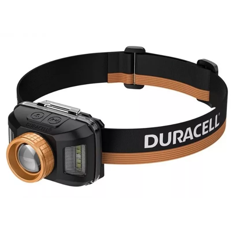 Duracell DH400 hoofdlamp zwart, oranje