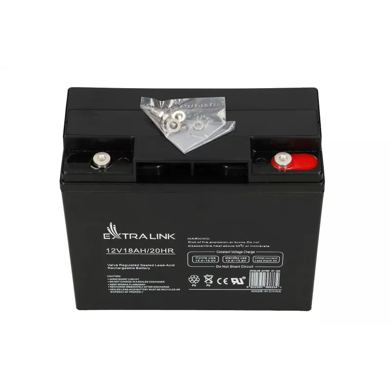 Extralink AGM 12V 18Ah onderhoudsvrije batterij