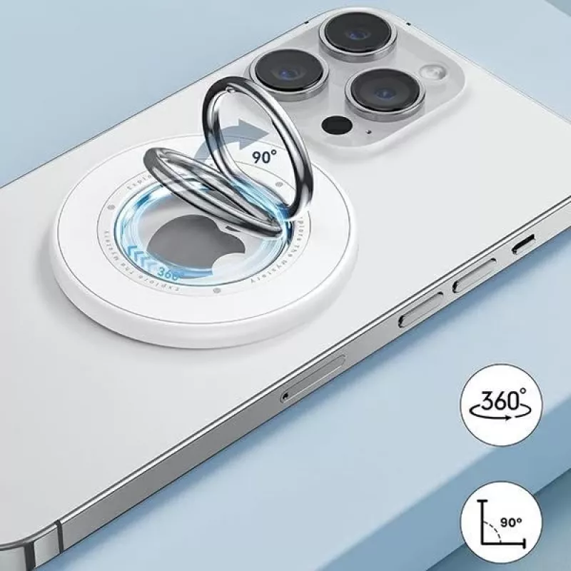SODI dubbelzijdige magnetische ringstandaard BM-350 wit compatibel met MagSafe
