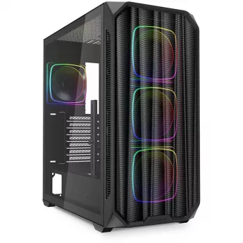 Sharkoon AK5M RGB midi tower zwart