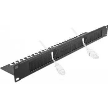 Borstelplaat DeLOCK 19 inch kabelmanagement-borstelstrip 66484