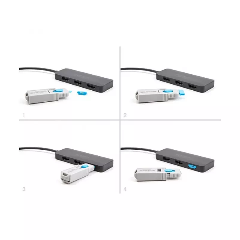 DeLOCK poortblokkering HDMI bus 10-pack blauw