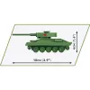 Bouwset Cobi T-34-85 tankmodel — 110 onderdelen, leeftijd 6+, groen