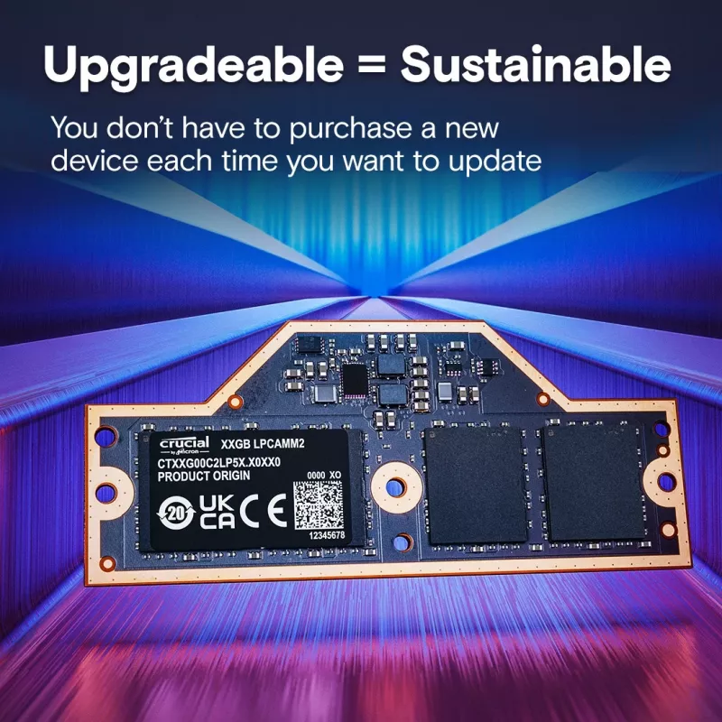 Geheugenmodule Crucial LPDDR5X 32GB 7500 MT/s